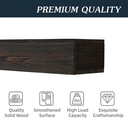 Rustic Wood Mantel