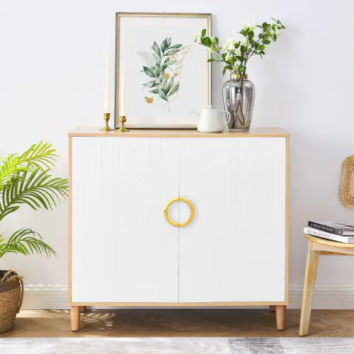 Modern Wood Storage Cabinet