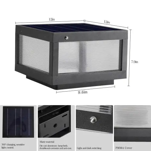 Solar Dimmable LED Wall Light