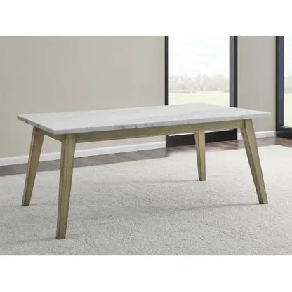 Vida - White Marble Top Dining Table