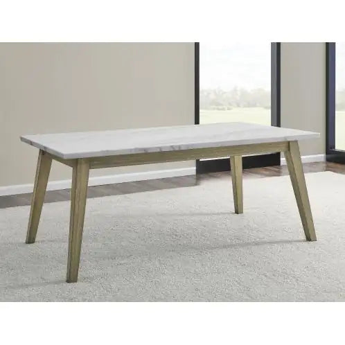 Vida - White Marble Top Dining Table