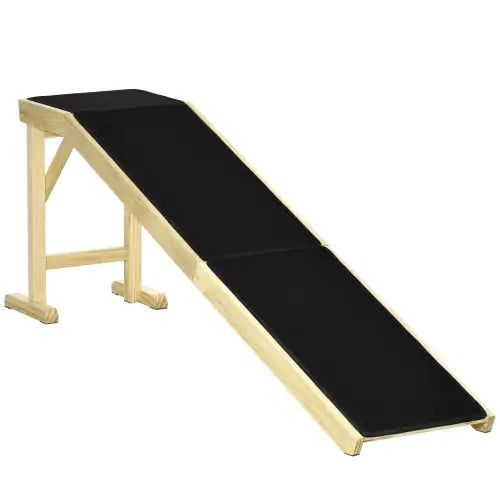 Ramp For Dog Bed, Pet Ramp For Dog With Non-slip Carpet And Top Platform