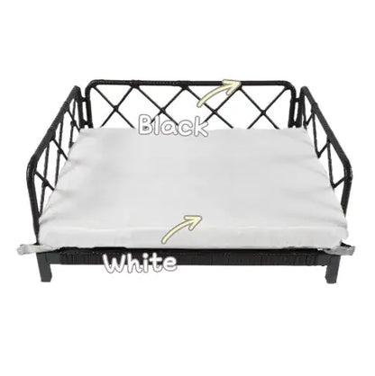 Wicker Pet Bed Rattan Dog Sofa Bed