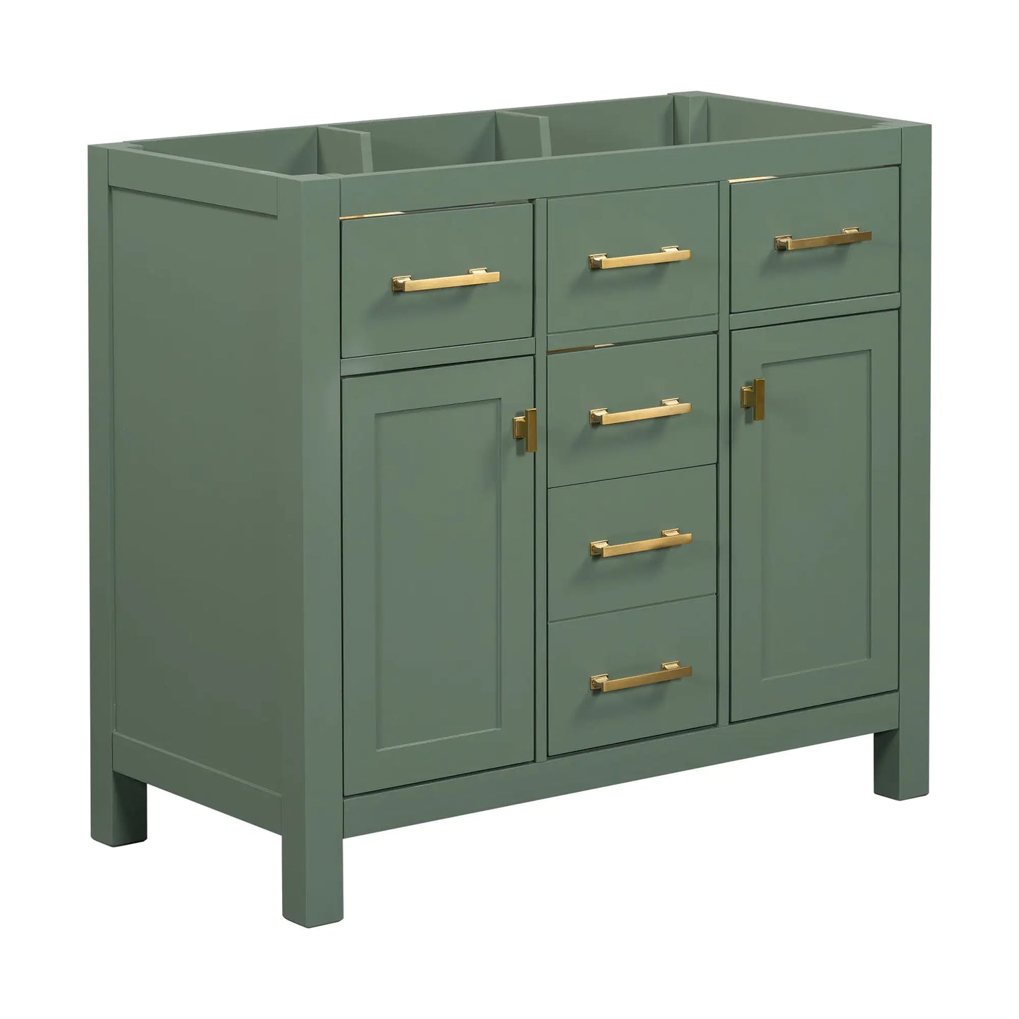Solid Wood Bathroom Storage Cupboard