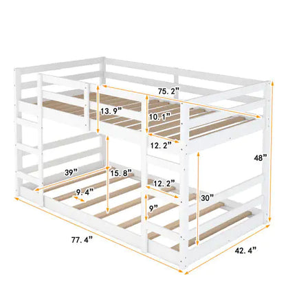 Twin Over Twin Bunk Bed