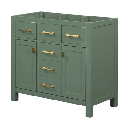 Solid Wood Bathroom Storage Cupboard