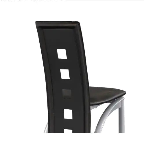 Set Of 2pc Modern Style Counter Height Chairs
