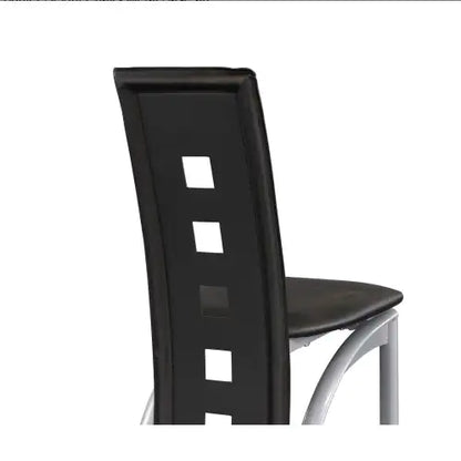 Set Of 2pc Modern Style Counter Height Chairs