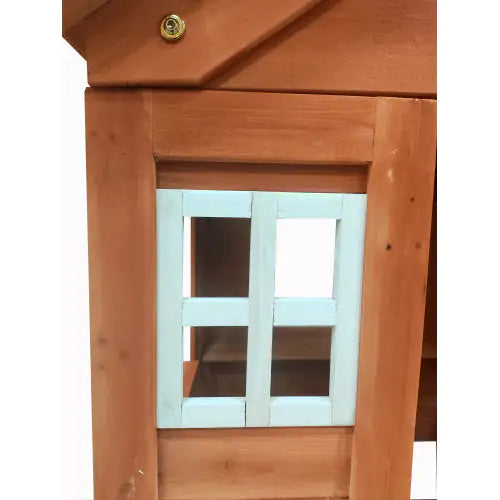 Golden Red Wooden Playhouse