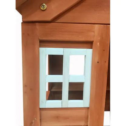 Golden Red Wooden Playhouse