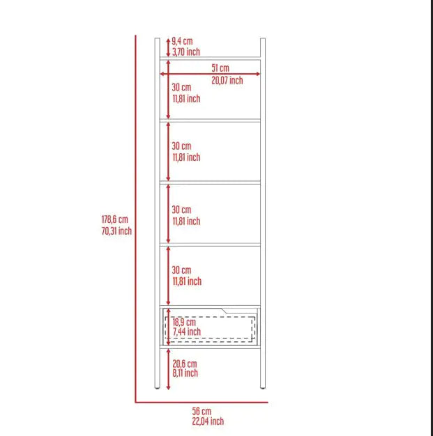 Estantería trapezoidal Oslo