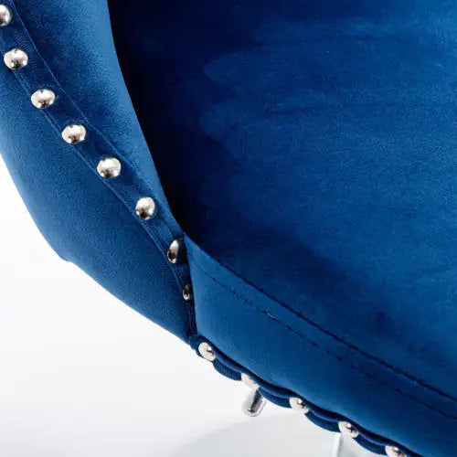 Swivel Velvet Barstools Adjusatble Seat - Set Of 2