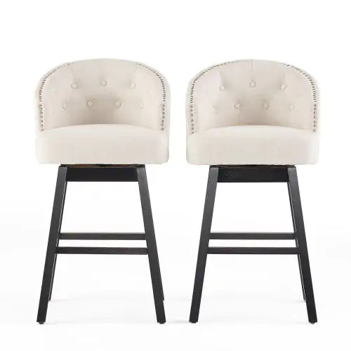 OGDEN KD Swivel Bar Stool (Set of 2)
