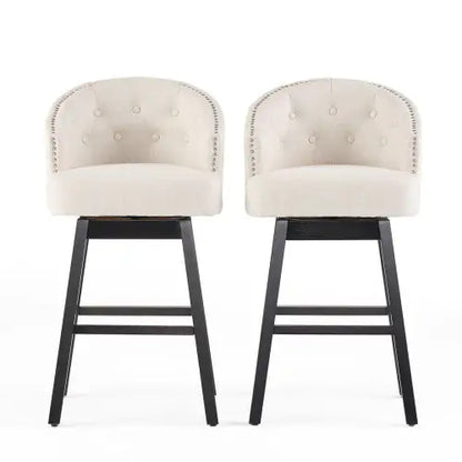OGDEN KD Swivel Bar Stool (Set of 2)