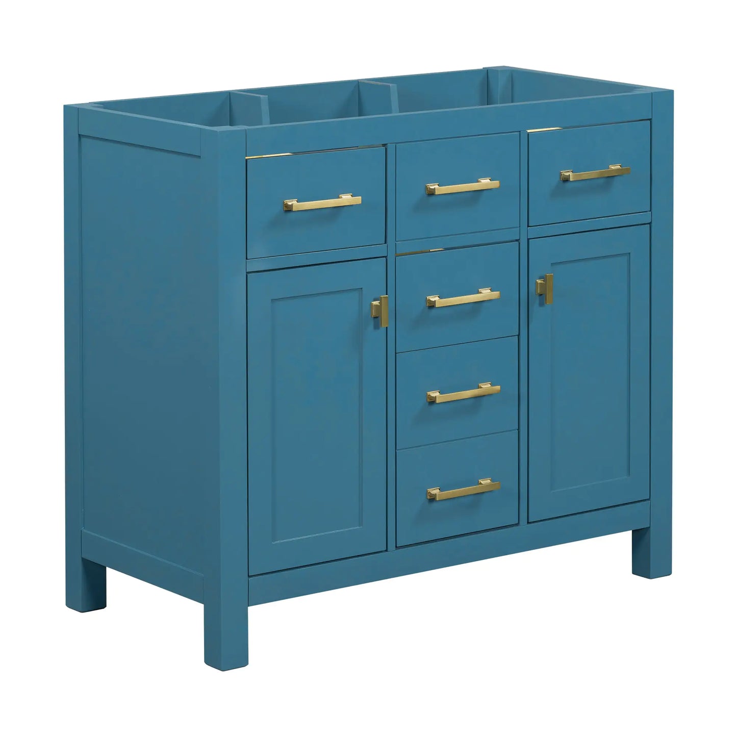 Modern Solid Wood Bathroom Cabinet