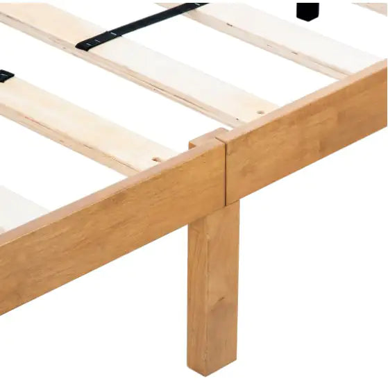 Solid Wood Queen Bed Frame - No Box Spring