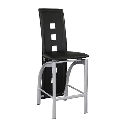 Set Of 2pc Modern Style Counter Height Chairs