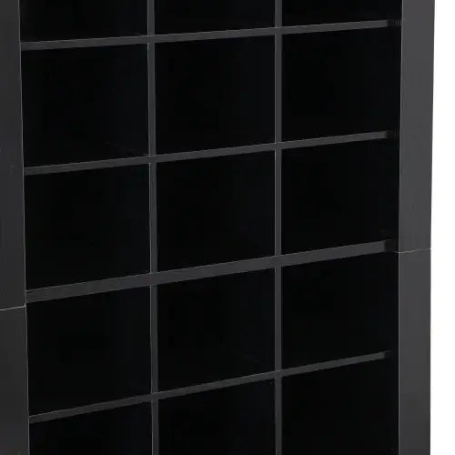 Stylish Design 30 Shoe Cabinet Console, Modern Shoe Cabinet, Multiple Storage Capacity, Self-standing High Cabinet, Suitable For Hallway, Bedroom, Black