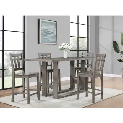 Toscana Dark Gray Barstool Pair