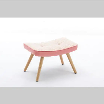 Wooden Stepping Stool with Non-Slip Cushion