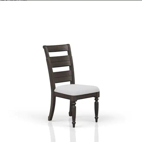 Upholstered Ladderback Side Chair