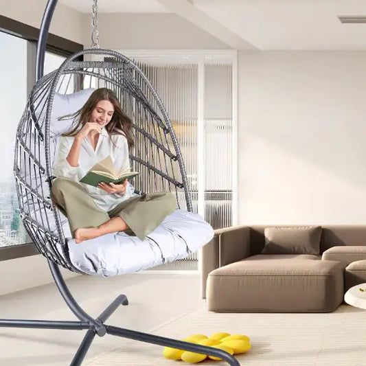 Swing Egg Chair with Stand