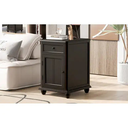 Side Table With USB Port