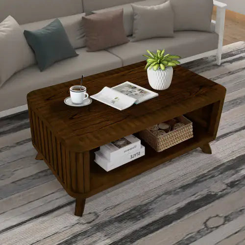 Rectangular Wooden Coffee Table