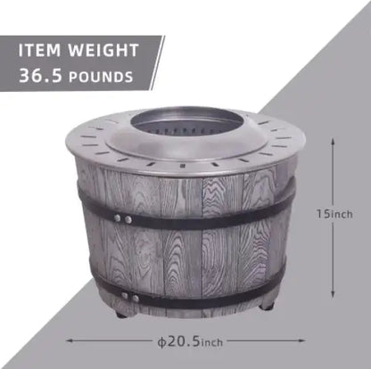 EcoWood Smokeless Fire Pit