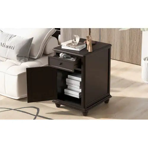 Side Table With USB Port