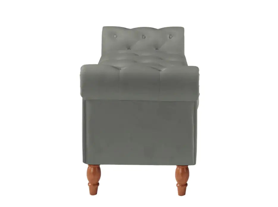 Velvet Multifunctional Storage Rectangular Sofa Stool