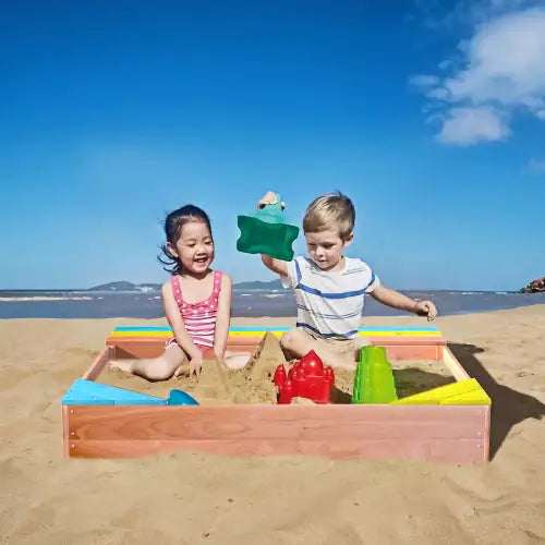 Wooden Sandbox For Children