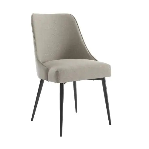 Olson - Side Chair Khaki Pearl Silver