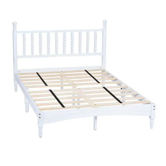 Solid Rubberwood Bed