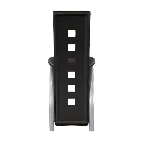 Set Of 2pc Modern Style Counter Height Chairs