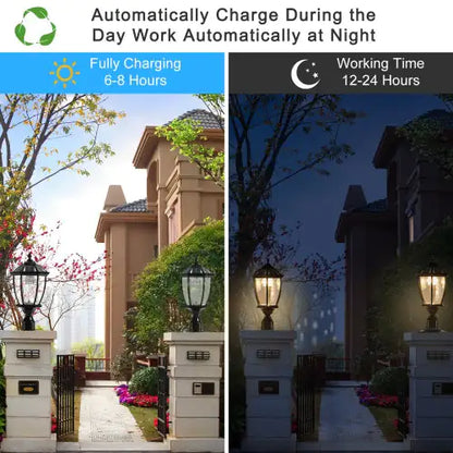 Eco Smart Solar LED Pillar Light
