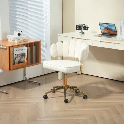 COOLMORE Velvet Home Office Desk Chair