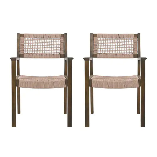 Braided Dining Chair - (Set of 2)