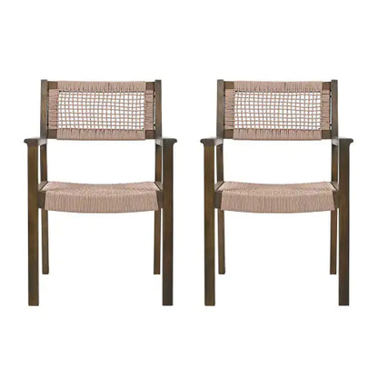 Braided Dining Chair - (Set of 2)