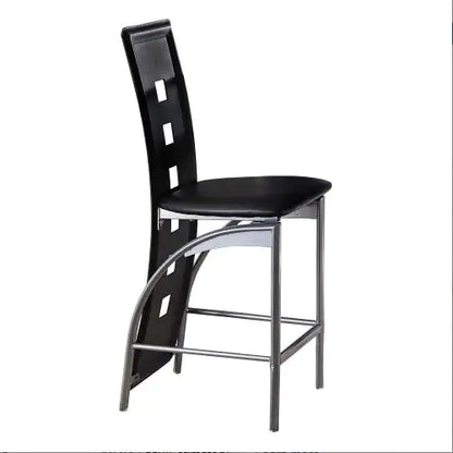 Set Of 2pc Modern Style Counter Height Chairs
