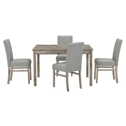 Elegant Solid Wood Dining Set