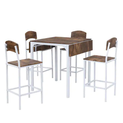 TOPMAX Set da pranzo rustico da 5 pezzi