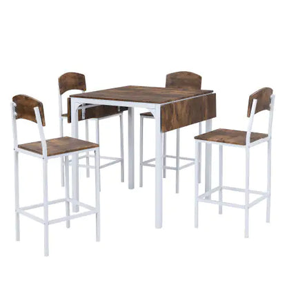 TOPMAX Set da pranzo rustico da 5 pezzi