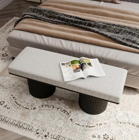 Contemporary Upholstered Bench
