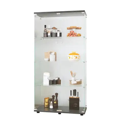 Two-Door Glass Display Cabinet
