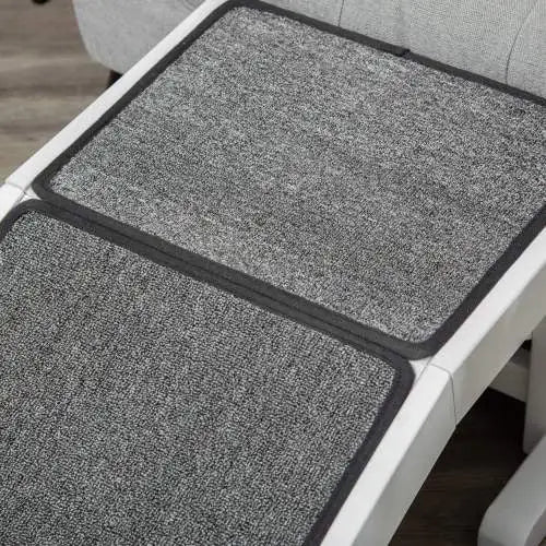 Ramp For Dog Bed, Pet Ramp For Dog With Non-slip Carpet And Top Platform