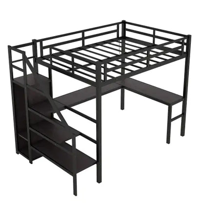 Twin XL Metal Loft Bed