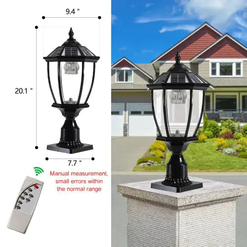 Eco Smart Solar LED Pillar Light