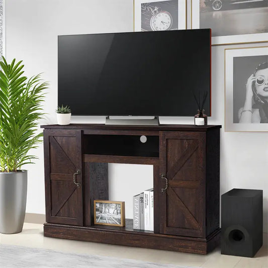 Mueble de TV color café