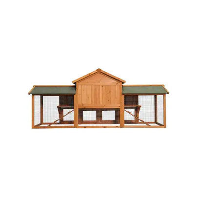 Oversized Rabbit Cage With 2 Running Spaces